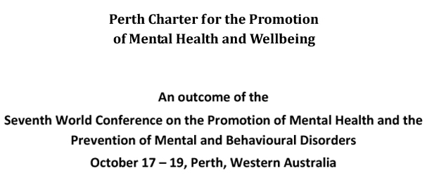Perth Charter for the Promotion of Mental Health