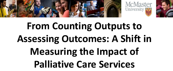 From Counting Outputs to Assessing Outcomes