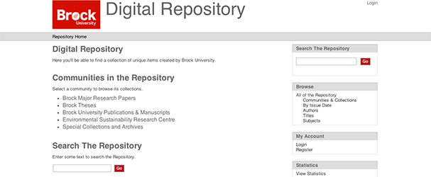 Brock Digital Repository