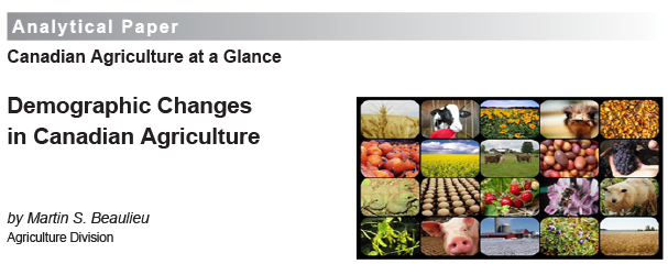 Demographic Changes in Canadian Agriculture