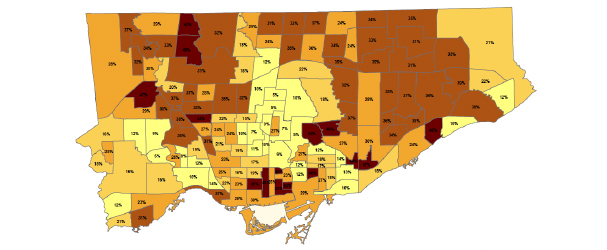 New data shows epidemic poverty levels in Toronto